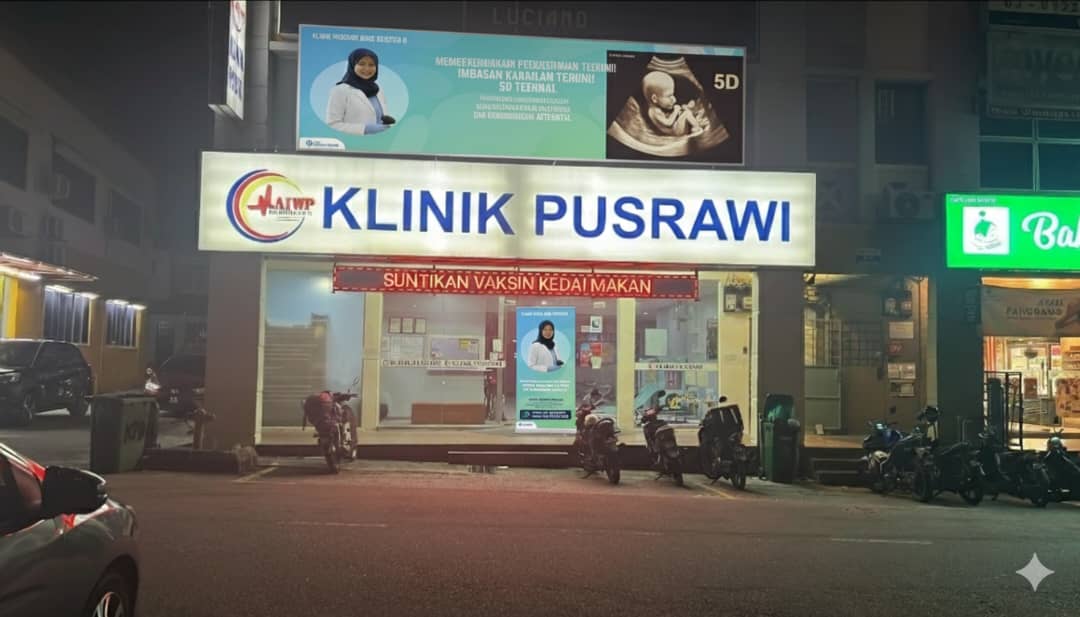 Klinik Pusrawi Seksyen 8 Bangi | Keluarga | Wanita & Kanak-Kanak | Obesiti | Vaksin | Sunat | USG 5D | Saringan Kesihatan | · General practitioner · Bangi